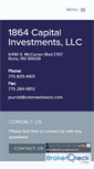 Mobile Screenshot of 1864capital.com