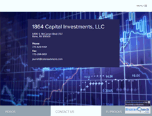 Tablet Screenshot of 1864capital.com